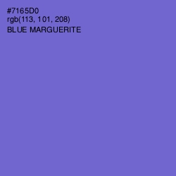 #7165D0 - Blue Marguerite Color Image