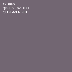 #716672 - Old Lavender Color Image