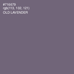 #716679 - Old Lavender Color Image