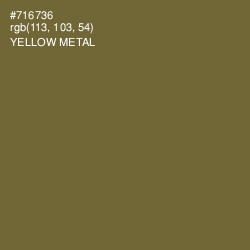 #716736 - Yellow Metal Color Image