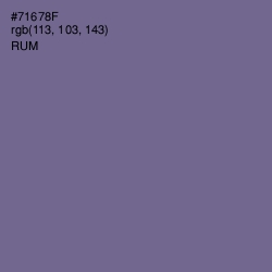 #71678F - Rum Color Image