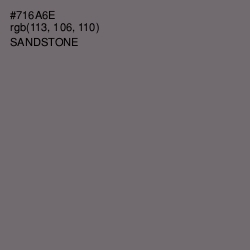 #716A6E - Sandstone Color Image