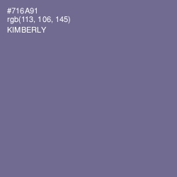 #716A91 - Kimberly Color Image