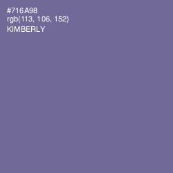 #716A98 - Kimberly Color Image