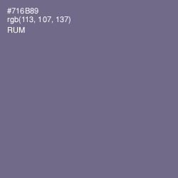 #716B89 - Rum Color Image