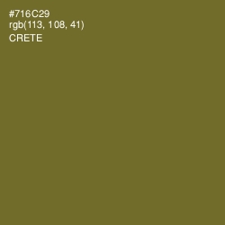 #716C29 - Crete Color Image