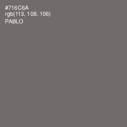 #716C6A - Pablo Color Image