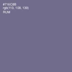 #716C8B - Rum Color Image