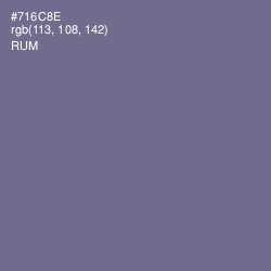 #716C8E - Rum Color Image