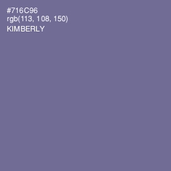 #716C96 - Kimberly Color Image