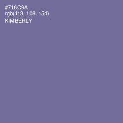 #716C9A - Kimberly Color Image