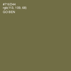 #716D44 - Go Ben Color Image