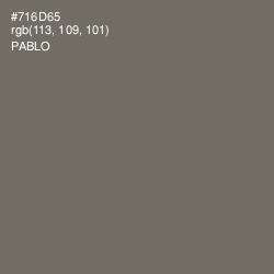 #716D65 - Pablo Color Image