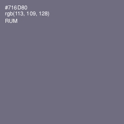 #716D80 - Rum Color Image