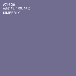 #716D91 - Kimberly Color Image