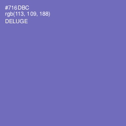 #716DBC - Deluge Color Image