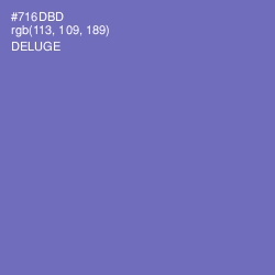 #716DBD - Deluge Color Image