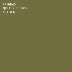 #716E40 - Go Ben Color Image