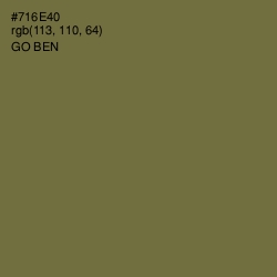 #716E40 - Go Ben Color Image