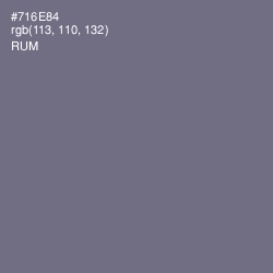#716E84 - Rum Color Image