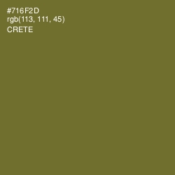 #716F2D - Crete Color Image