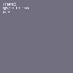 #716F82 - Rum Color Image