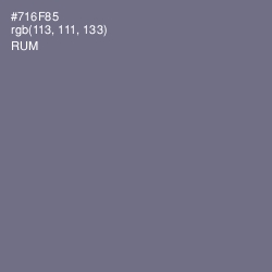 #716F85 - Rum Color Image
