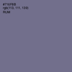 #716F8B - Rum Color Image