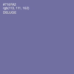 #716FA2 - Deluge Color Image