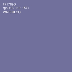 #71709D - Waterloo  Color Image
