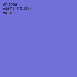 #7170D8 - Moody Blue Color Image