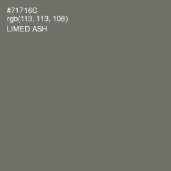 #71716C - Limed Ash Color Image