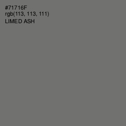 #71716F - Limed Ash Color Image