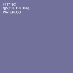#71719C - Waterloo  Color Image