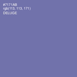 #7171AB - Deluge Color Image