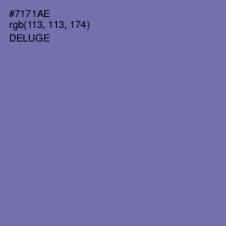 #7171AE - Deluge Color Image