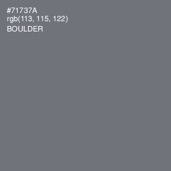 #71737A - Boulder Color Image