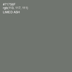 #71756F - Limed Ash Color Image