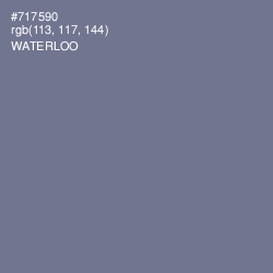 #717590 - Waterloo  Color Image