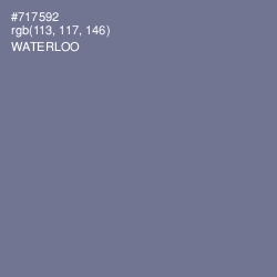 #717592 - Waterloo  Color Image