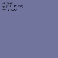 #71759E - Waterloo  Color Image