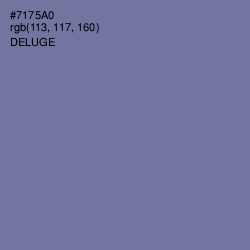 #7175A0 - Deluge Color Image