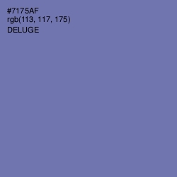 #7175AF - Deluge Color Image