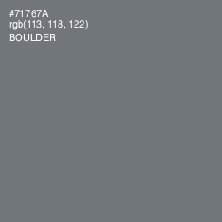 #71767A - Boulder Color Image