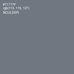 #71777F - Boulder Color Image