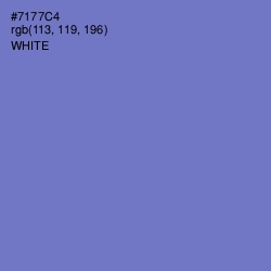 #7177C4 - Blue Marguerite Color Image