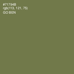 #71794B - Go Ben Color Image