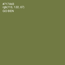 #717A43 - Go Ben Color Image