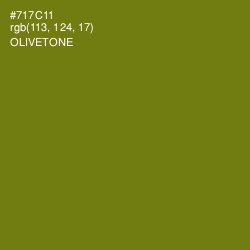 #717C11 - Olivetone Color Image