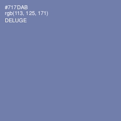 #717DAB - Deluge Color Image